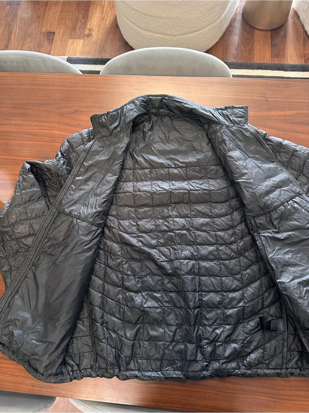 The North Face Black Quilted Lightweight Puffer Jacket